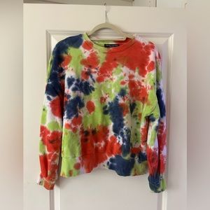 Central park west tie dye sweatshirt